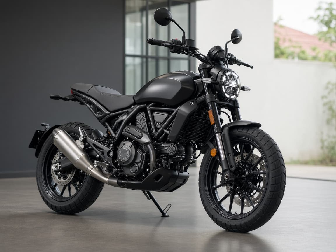 Motorcycle ready for an upgrade purchase
